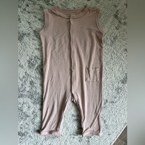 Kyte baby sleeveless romper in sunset.